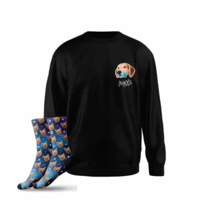 POLERÓN PERSONALIZADO + 1 PAR CALCETINES PERSONALIZADOS